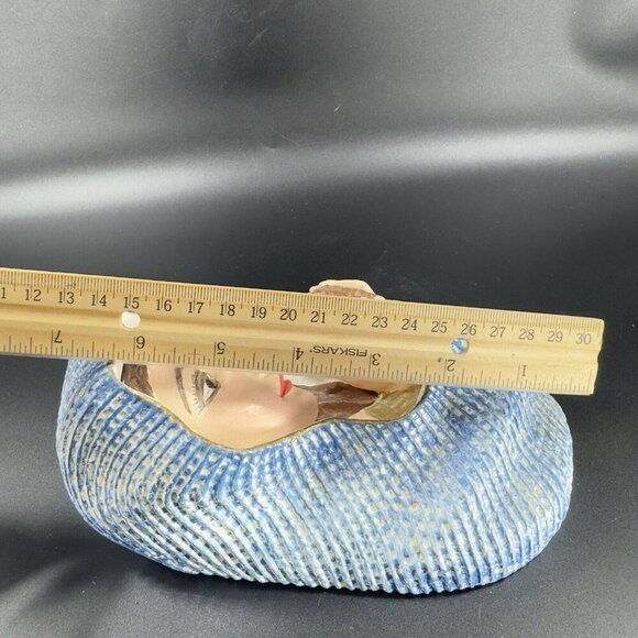 Chalkware Madonna And Child Wall Hanger Figurine Mounted Painted Vintage Decor - Picture 4 of 10